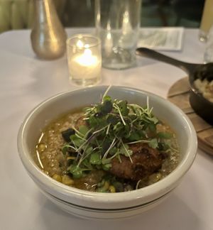 Cajun grits  at Cadence in New York City