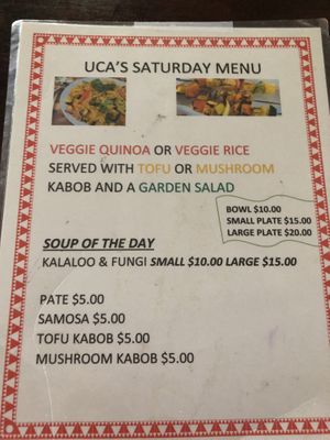 Saturdays at Uca’s are my most favorite    at Uca's Kitchen & Rastafarian Cultural Center in St Croix