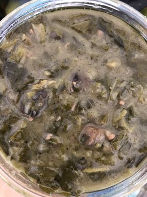 Kalaloo   at Uca's Kitchen & Rastafarian Cultural Center in St Croix