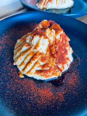 Incredible hummus which can be substituted as the main protein  at Verde in Granada