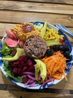 One of the salads at Verde in Granada