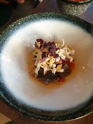 AMA-experience portabello  at Ama Nikkei Restaurang & Rooftop Bar in Helsingborg