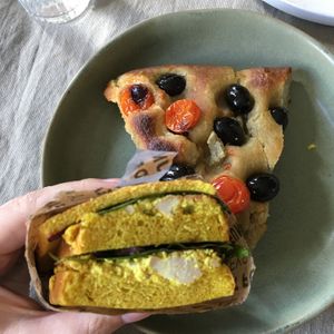 Club mimosa & foccacia   at Land & Monkeys - Pernety in Paris