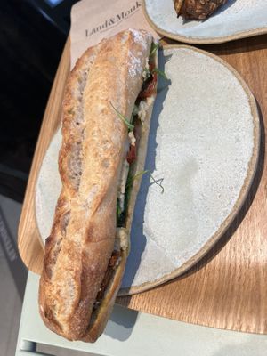 mediterrane sandwich  at Land & Monkeys - Pernety in Paris