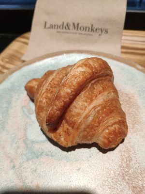 Croissant at Land & Monkeys - Pernety in Paris