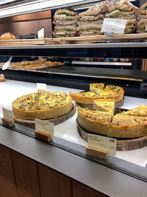 Loved the quiches and the sandwiches!  at Land & Monkeys - Pernety in Paris