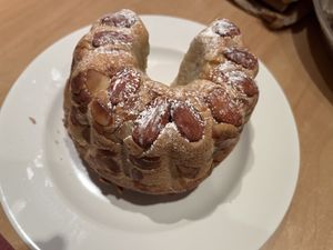 Part of large kouglof-so great!  at Land & Monkeys - Pernety in Paris