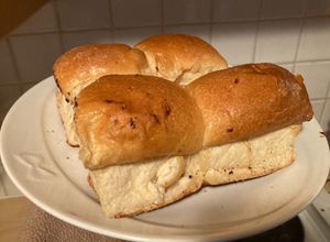 Individual brioches  at Land & Monkeys - Pernety in Paris