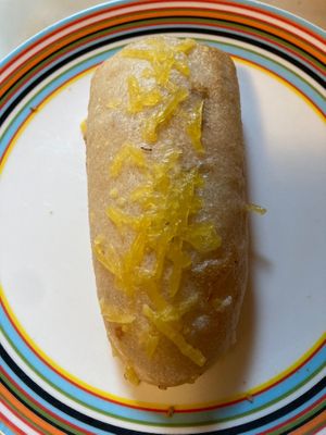 Pain aux lardons at Land & Monkeys - Pernety in Paris