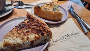 Quiches at Land & Monkeys - Pernety in Paris