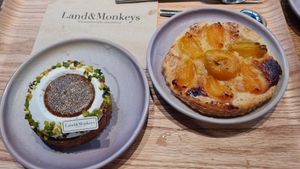 Desserts at Land & Monkeys - Pernety in Paris