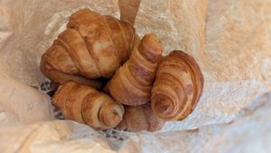 Croissants at Land & Monkeys - Pernety in Paris