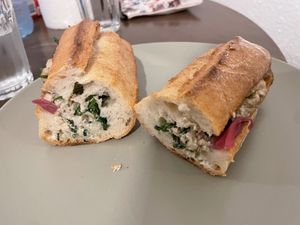 Bocata de “atun"  at Land & Monkeys - Pernety in Paris