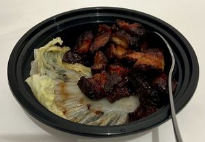 HK style bbq  at Vegetarian Palate in Brooklyn