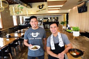 Interior and Owners at Union Ramen Bar in New Orleans