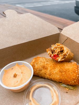 Steak & cheese egg rolls are worth the visit alone.  Crispy, crunchy, fullll of flavor! And the dipping sauce is amazing at PiANTA in Providence