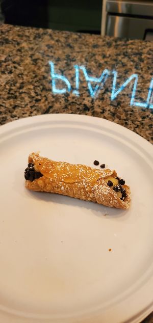 Vegan 🌱 cannoli #Veganuary at PiANTA in Providence