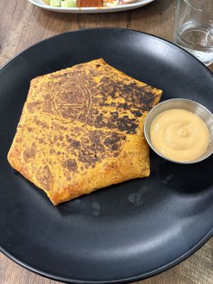 Crunchwrap very good  at PiANTA in Providence