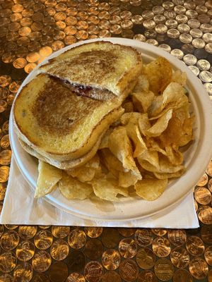 Sourdough Adult PB & J  at The Wheel Barrel in Topeka