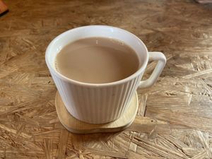 Soy tea latte  at Cafe 36 [Michiru] in Hirosaki