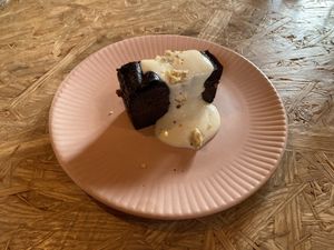 Chocolate apple cake  at Cafe 36 [Michiru] in Hirosaki