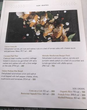 A la Carte menu  at Alive! Cuisine in Lipa City