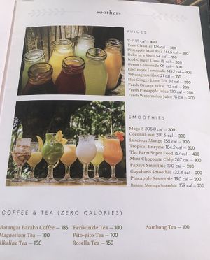 A la Carte menu  at Alive! Cuisine in Lipa City