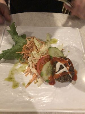 Mushroom patty  at Alive! Cuisine in Lipa City