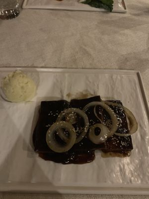 Tofu and mash potatoes  at Alive! Cuisine in Lipa City