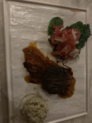 Aubergine sesame patty   at Alive! Cuisine in Lipa City