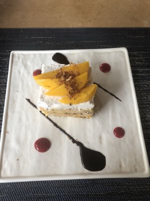 Mango cake  at Alive! Cuisine in Lipa City