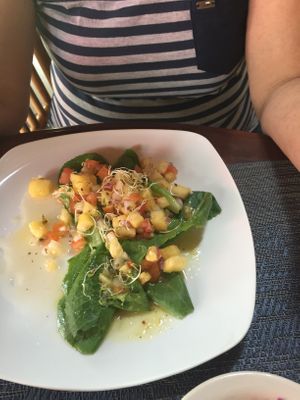 Mango salad at Alive! Cuisine in Lipa City