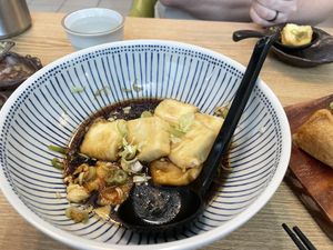 Agedashi tofu  at Sushi Chungjeon 초밥충전 in Jeju