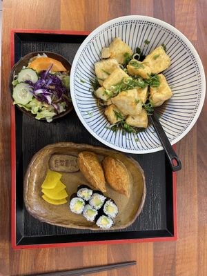 Vegetarian combo  at Sushi Chungjeon 초밥충전 in Jeju