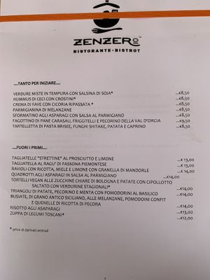   at Zenzero in Bologna