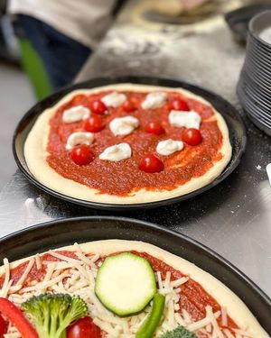 In the making. at Pizza Riotz in Muenster