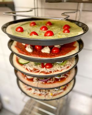 In the making. at Pizza Riotz in Muenster