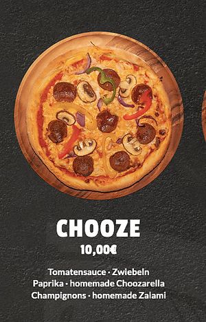 menu at Pizza Riotz in Muenster