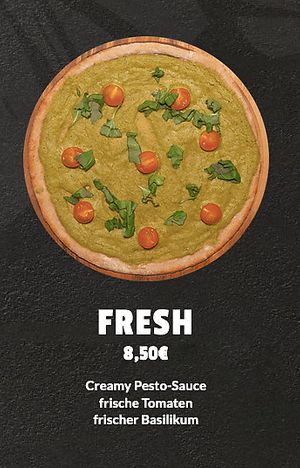 menu at Pizza Riotz in Muenster