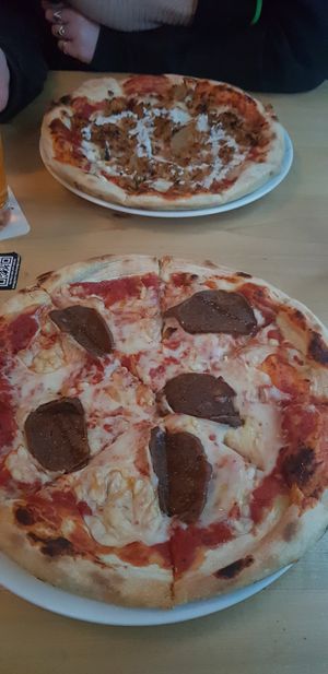 Salami und Kebab at Pizza Riotz in Muenster