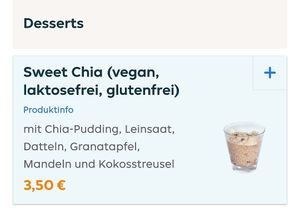 Veganes Dessert at Raj Mahal - Altona in Hamburg