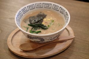 Miso Ramen - My husband's favorite! He orders it every time we go. at Rainbow Bird Rendezvous in Tokyo