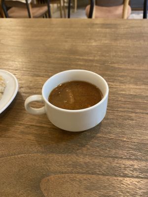 Miso Soup  at Rainbow Bird Rendezvous in Tokyo