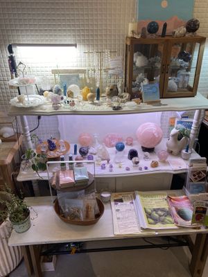 Crystal shop  at Rainbow Bird Rendezvous in Tokyo