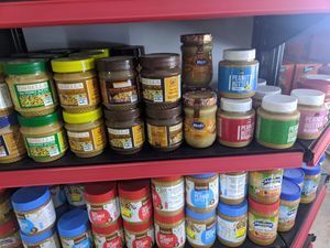 Nut butters at Hyper Saad Elfar in Port Said