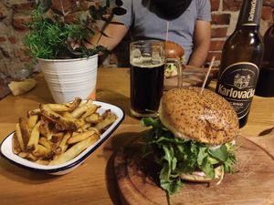 Avocado burger 🍔 at Submarine Burger - Original in Zagreb