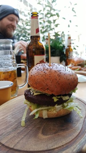 Original Vegan burger at Submarine Burger - Original in Zagreb