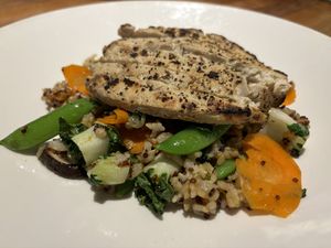 Gardein Chick’n Rice Bowl   at Yard House in Sacramento
