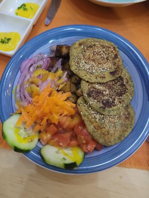 garbanzo bowl at El Bololó in Cartagena