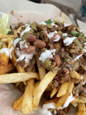 Nacho fries   at V3 PDX in Portland
